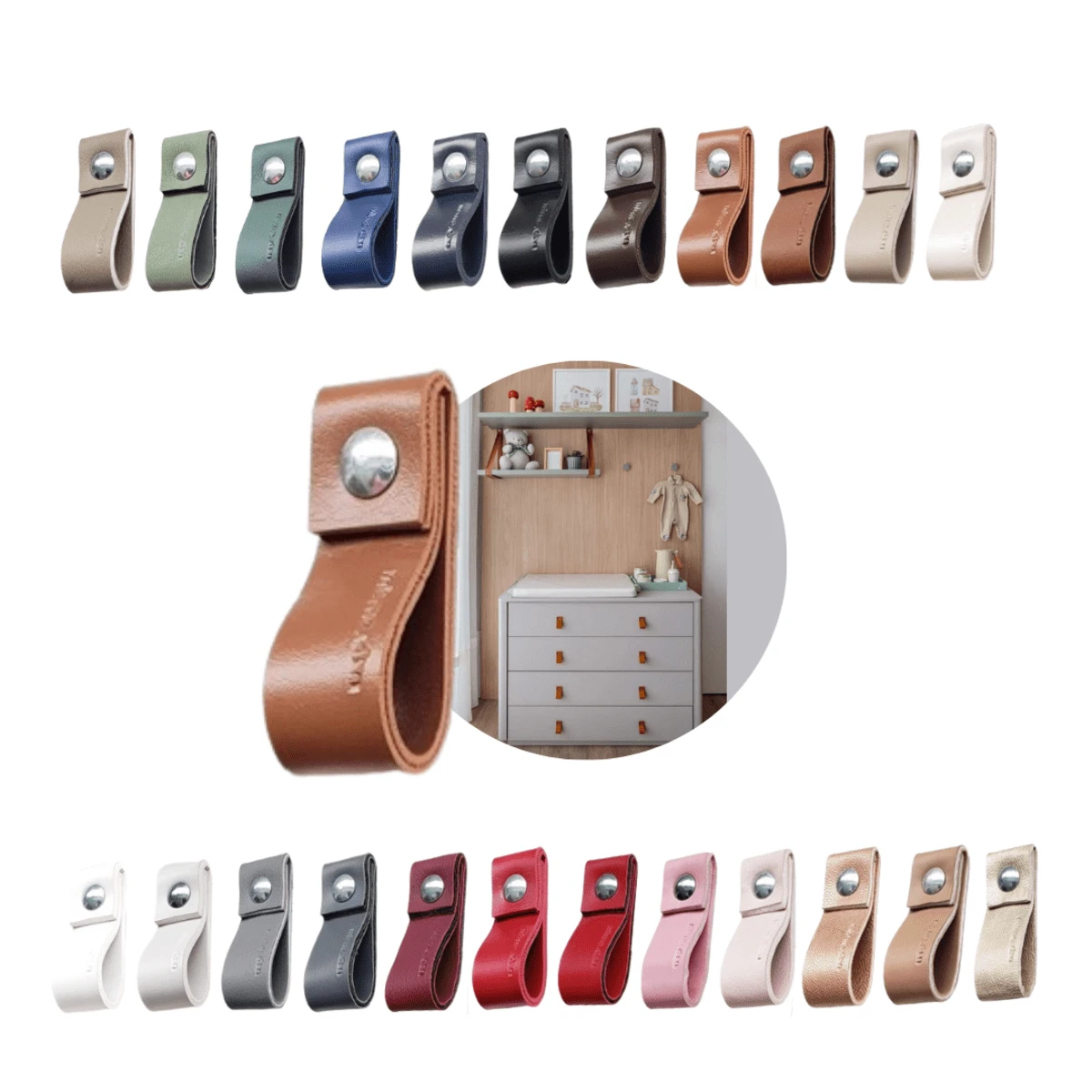 Cabinet Pulls - 鏽棕色 - 查看 1