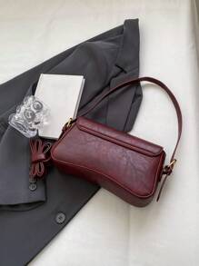 时尚女士单肩包，适合工作/斜挎包，勃艮第包，包包，新年理想礼物，时尚勃艮第包