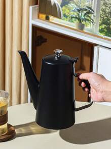 1 件/1 套加厚不锈钢家用厨房/客厅/餐厅茶壶/咖啡壶，适用于茶、咖啡、牛奶、果汁，适合户外、婚礼、派对、礼物、生日 - 白色 - 查看 12