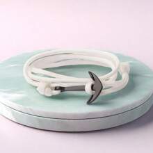 1 Miếng Đúng mốt Thủ công Nhiều lớp Dây nylon Mỏ neo & Da Vòng tay , Không giới tính Đồ trang sức - mỏ neo - Xem 16