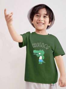 Young Boys T-Shirts - màu xanh lá - Xem 1