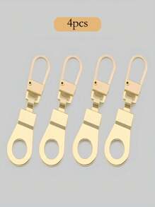 Detachable Zipper Head, Universal Zipper Head Accessories ForCoat Shoes Boots, Metal Pull Lock Pendant Pull - Multicolor - View 10