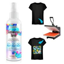 100ml ELAIMEI de Rociador de Preimpregnación de Sublimación de Secado Rápido Resistente al Desgaste para Ropa de Color Claro y Proyectos DIY