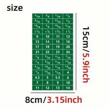 Tool Box Labels, 180 Pieces, Waterproof, Tear Resistant Toolbox Stickers And Decals Label, Wrench Size Labels, Chrome Socket Labels, Socket Size Stickers - Green - View 4