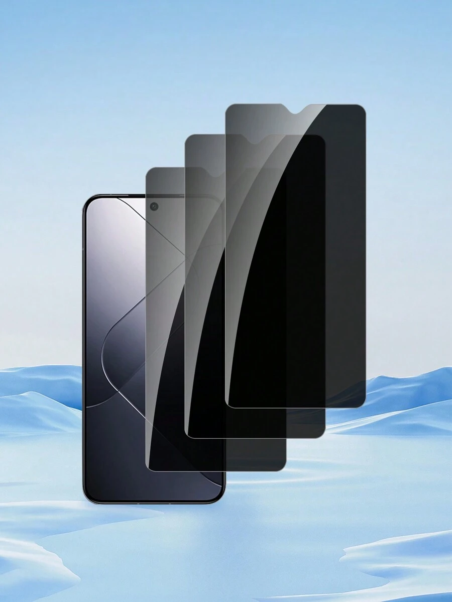 兼容小米、Redmi 全屏隐私屏幕保护膜、1/2/3 件易安装高清清晰、钢化玻璃防窥、无气泡、易安装防窥屏幕保护膜隐私玻璃膜隐私防指纹礼物,适合生日/复活节/总统日/圣诞节//家人/朋友/男孩/女朋友 - 黑色 - 查看 1