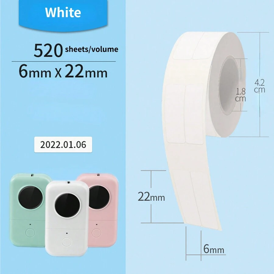 Phomemo D30 Label Maker Tape Black On Whte Stcker Thermal Paper Self - View #10