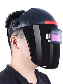 Careta Para Soldar Con Oscurecimiento Automático, Pantalla - Negro - Ver 3