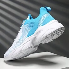 GSLMOLN Men's Fashion Sneakers Running Shoes Train Walking Athletic Tennis Sport Casual Workout Gym - Màu xanh lam - Xem 4