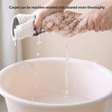 Tapete Redondo Lavable A Máquina Con Patrón Lindo Para Sala De Estar, Dormitorio, Al Lado De La Cama, Alfombra Antideslizante Para Silla De Ordenador - tres gatitos - Ver 3