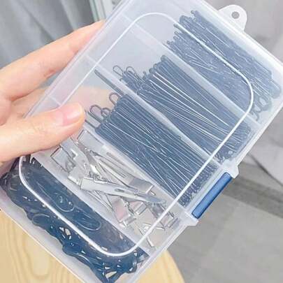 1pc Hair Clip & Jewelry Storage Box With Multiple Compartments Bag, Room Decor, Bags, Makeup Bag, Vanity, Travel, Make Up Bag, Travel Essentials, Organizer, Storage, Travel Essential, Makeup Organizer, Makeup Bags, Toiletry Bag, Desk Organiser, Cosmetic Bag, Makeup Pouch, Make Up Organizer, Vanity Accessories, Make Up Pouch, Make Up Bags, Jewellery Box, Pouch, Makeup Brush Holder, Brush Holder, Perfume Organiser, Pouch Bag,Gifts For Women,Christmas Gifts,Gift Ideas For Women,Room Decor