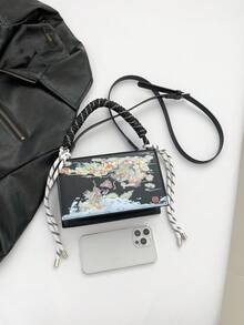 2024 新款時尚女式腋下斜背包搭配鏈條肩帶,設計獨特,