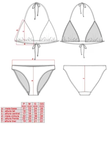 Women Bikini Sets - 薄荷綠 - 查看 3