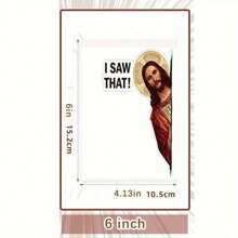 Jesus Ich Sah Diesen Aufkleber Pet Jesus Aufkleber Auto Aufkleber Lustig Für Auto, Fahrzeug, Lkw, Fenster, Laptop, Wasserflasche, Stoßstange, Skateboard, Computer, Rucksackbedarf