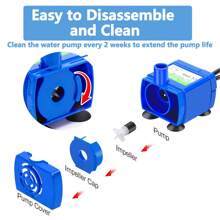 1pc Replacement Pump For Cat Water Fountain Pet Fountain Ultra Quiet Long Lifespan Water Pump