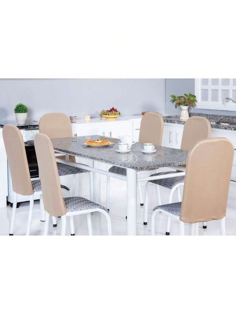 Kitchen Chair Covers - Màu be - Xem 1
