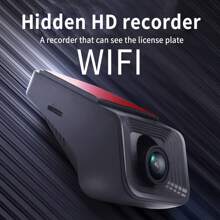 New 1080P Wifi Car Hidden DVR Front Dash Cam Camera Video Recorder G-Sensor - Black - View 1
