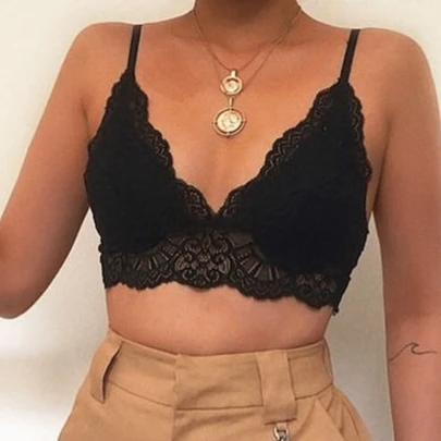 Sutiã De Renda Sem Bojo Lingerie Com Forro Eu Sou Estilo