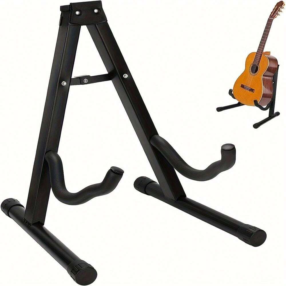 Durable AFrame Metal Guitar Stand Freestanding Floor Stand For