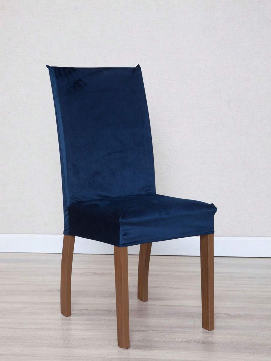 Kitchen Chair Covers - Teal Blue - View 1