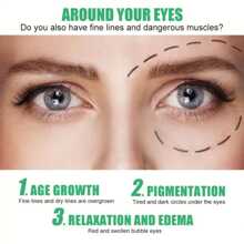 暫時性眼袋去除霜,瞬間提拉緊實眼霜,提升並緊實眼部肌膚,適用於淡化黑眼圈 - 彩色 - 查看 6