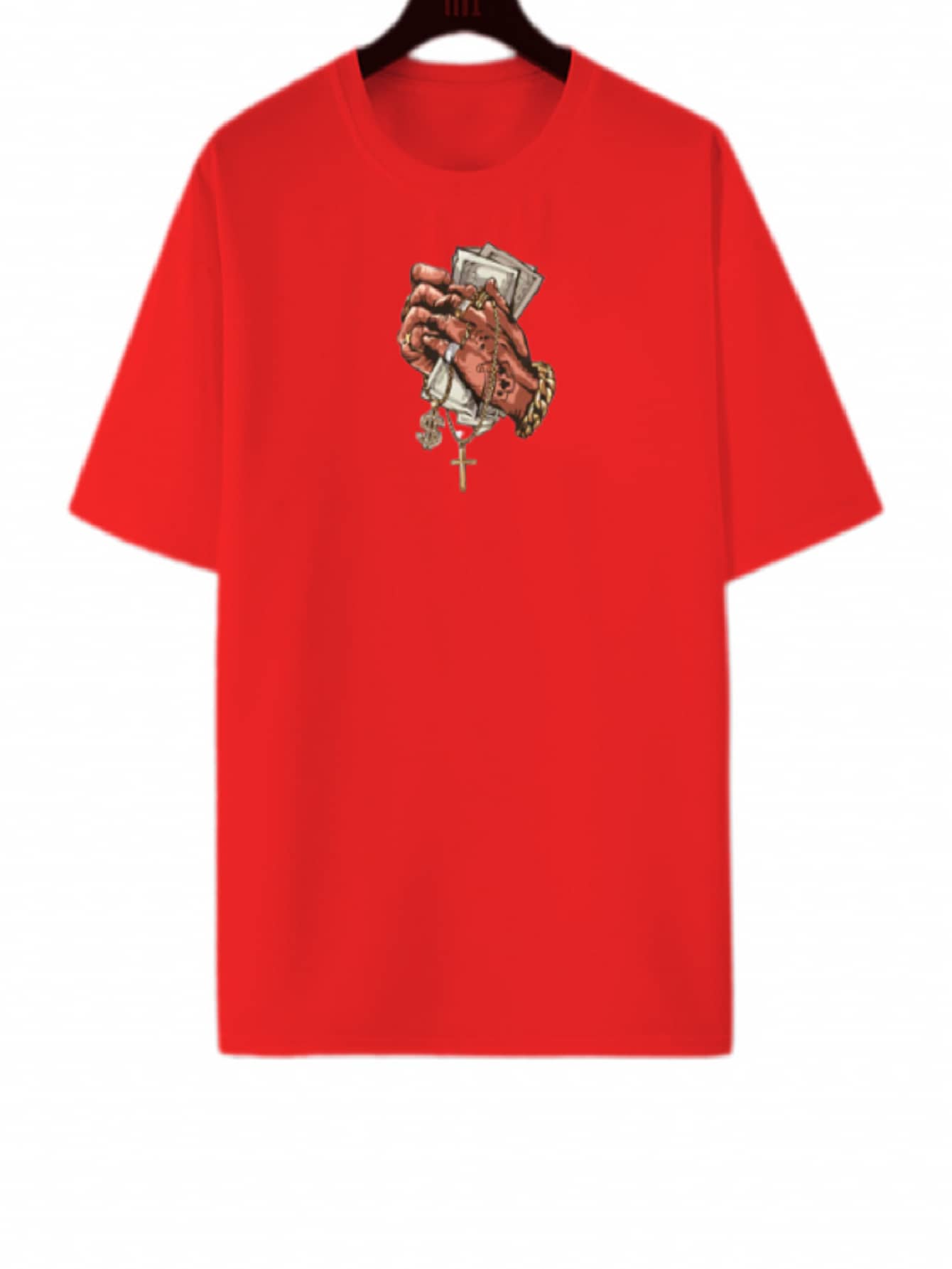 Men T-Shirts - 紅色 - 查看 1