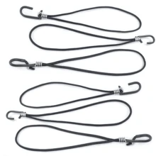 Elástico Extensor Fixa Lona amarrar Carga Caminhão Moto Carreta Piscina Acampamento  Barcos Preto Multiuso - Preto - Visão 2