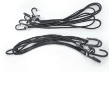 Elástico Extensor Fixa Lona amarrar Carga Caminhão Moto Carreta Piscina Acampamento  Barcos Preto Multiuso - Preto - Visão 4