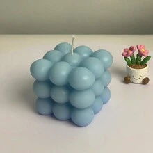 Creative Home Ins Style Aromatherapy Candle For Bedroom, Smokeless And Romantic Birthday Atmosphere Fragrance Ornament - Blue - View 1