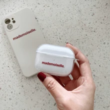 红色英文耳机保护壳 兼容2/3/Pro/Pro2/Pro3 - 無色 - 查看 2