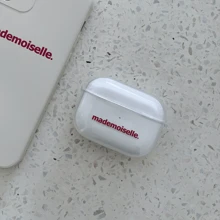 红色英文耳机保护壳 兼容2/3/Pro/Pro2/Pro3 - 無色 - 查看 1