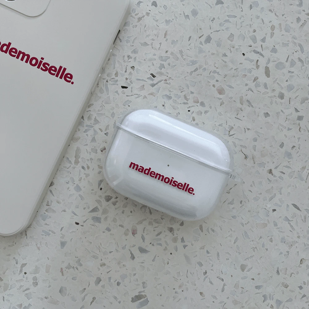 红色英文耳机保护壳 兼容2/3/Pro/Pro2/Pro3 - 無色 - 查看 1