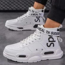Mens Fashion High Top Sneakers Running Shoes Casual Walking Shoes Sports Shoes High Gym Shoes Casual Shoes High Fitness Shoes