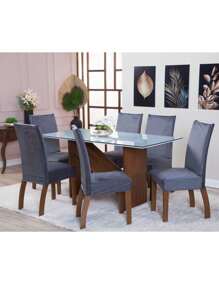 Kitchen Chair Covers - Gris - Ver 2