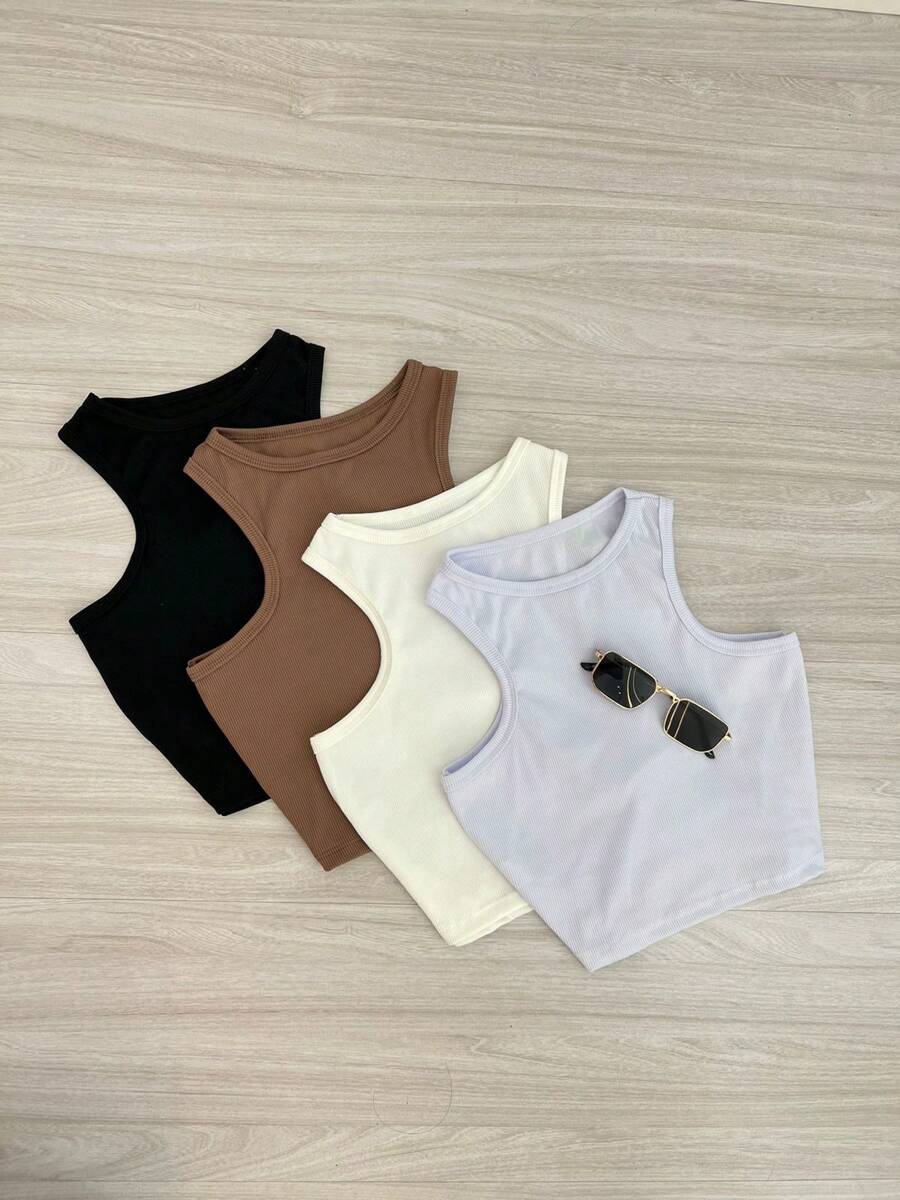 Women Tank Tops & Camis - 彩色 - 查看 1