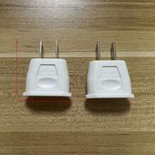 欧标转美标插头转换器，3个装，欧标转美标插头转换器，欧盟转美标插头转换器，欧标转美标转换器，欧标转美标插头转换器，欧标转美标插头转换器，美标转换器 - 白色 - 查看 7