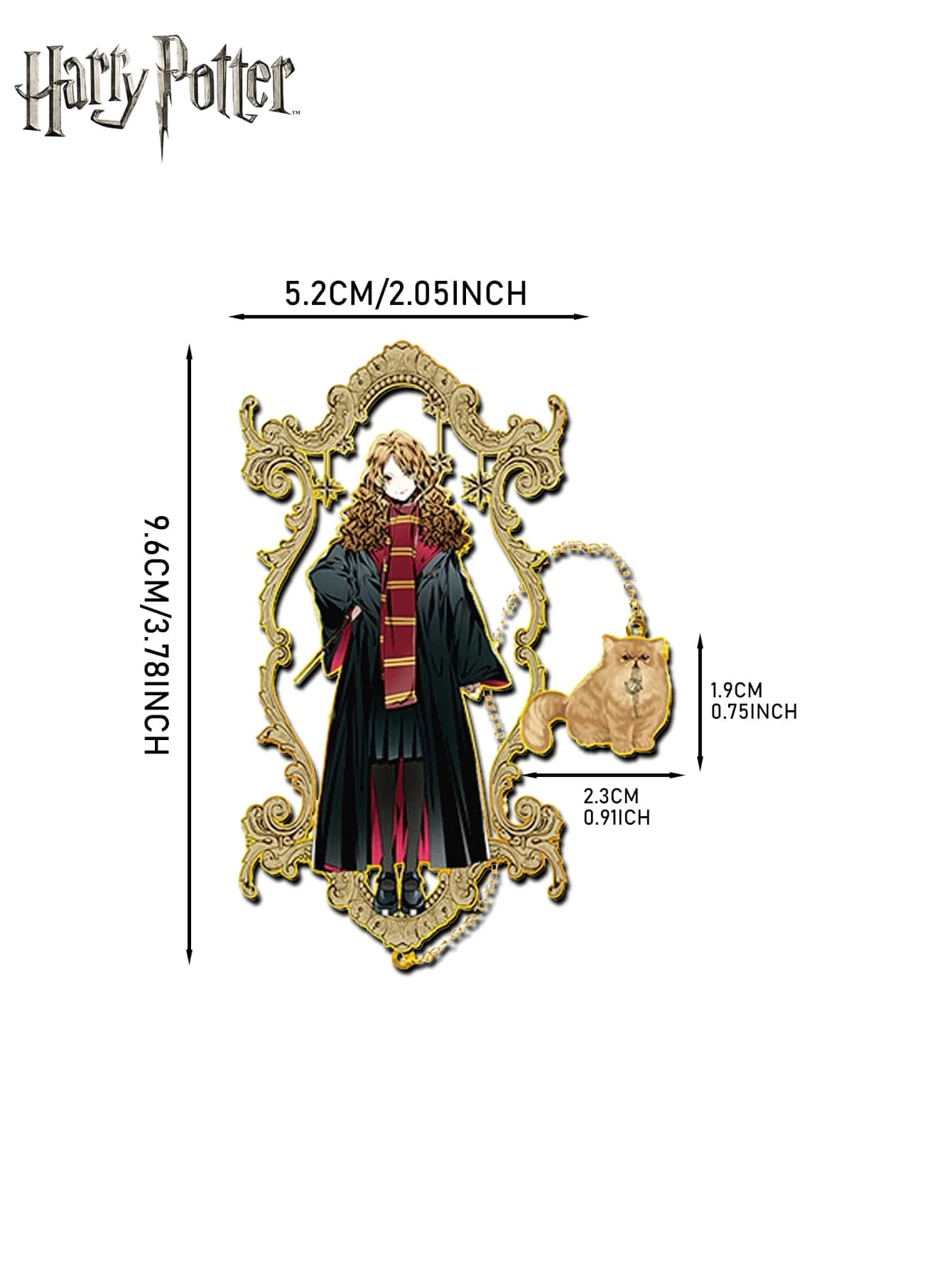 Segnalibro Harry Potter Hermione | Ciondolo Chibi | Licenza Ufficiale | Regalo Per Fan - Foto 3