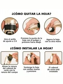 11 Pieza Máquina Rasuradora Máquina De Cortadora Pelo Para Perros Y Gatos Mascotas - Dorado - Ver 4