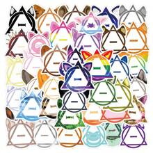 50入組therian貼紙,therian物品therian房間裝飾therian符號貼紙therian裝飾therian商品therian禮物乙烯基防水貼紙,適用於筆記型電腦,桿,滑板,水瓶,電腦,手機 - 彩色 - 查看 5