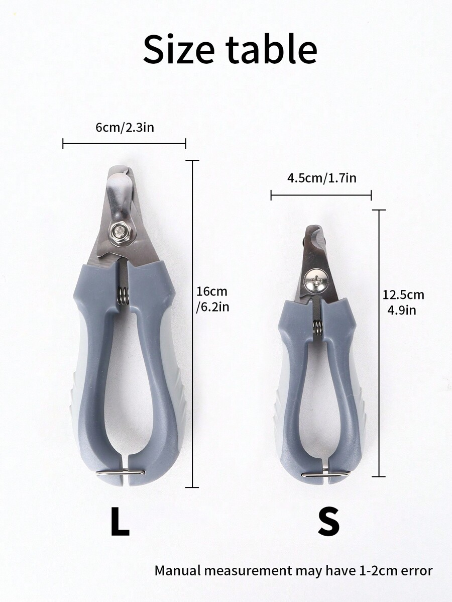 1 Set Of Pet Cat & Dog Nail Clippers, Pet Supplies Nail Trimmer To
