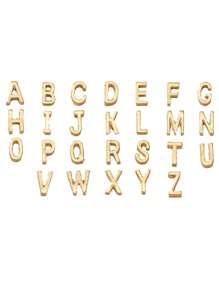 1 套欧美风格个性化金属 A-Z 26 个英文首字母红色心形镶嵌红色水钻字母名字吊坠项链和手链首饰套装，是女性日常佩戴的最佳情人节礼物，适合情人节、妈妈、母亲、母亲节、礼物