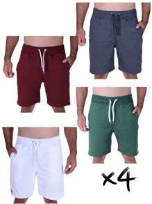Men Shorts - 綠色 - 查看 1