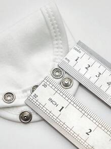 2 piezas de pañales de tela de capa única (delgados, tenga en cuenta el tamaño del botón de metal para evitar un desajuste) para ropa de bebé para gatear/body/mono con broches extendidos, regalos de decoraciones familiares para baby shower