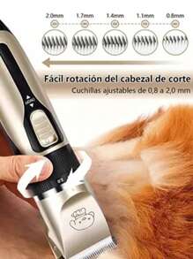 11 Pieza Máquina Rasuradora Máquina De Cortadora Pelo Para Perros Y Gatos Mascotas - Dorado - Ver 6