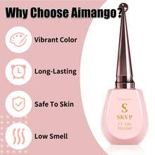 SKVP 1個15ml果凍裸色凝膠指甲油,半透明的夏季冬季指甲迷彩浸泡式uv Led指甲凝膠,純彩凝膠指甲油,適用於家庭自己做美甲 - 多種顏色選擇美麗的裸色指甲藝術 - 棕色 - 查看 6