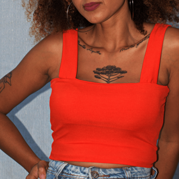 TOP CROPPED BLUSINHA FEMININA