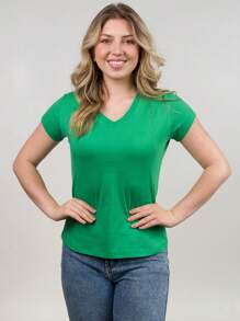 Women T-Shirts - 綠色 - 查看 3