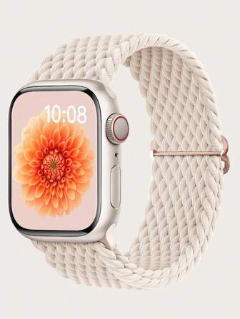 Braided Stretchy Solo Loop Compatible With Apple Watch Band Ultra 49mm 45mm 44mm 46mm 42mm 41mm 40mm 38mm Men Women, Soft Nylon Elastic Braided Wristbands Bands Strap Replacement Compatible With IWatch Ultra 2 3, Series 11/10/9/8/7/6/5/4/3/2/1 SE As A Gift For Students Returning To School