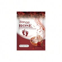 足部鹽能軟化角質、清潔和滋養足部,增加水分,讓肌膚光滑細膩。適合男女使用 - 紅色 - 查看 8