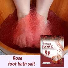 足部鹽能軟化角質、清潔和滋養足部,增加水分,讓肌膚光滑細膩。適合男女使用 - 紅色 - 查看 1