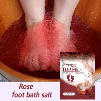 Sal Para Pies Suaviza La Queratina, Limpia Y Nutre Los Pies. Agrega Humedad, Dejando La Piel Suave Y Delicada. Adecuado Tanto Para Hombres Como Para Mujeres